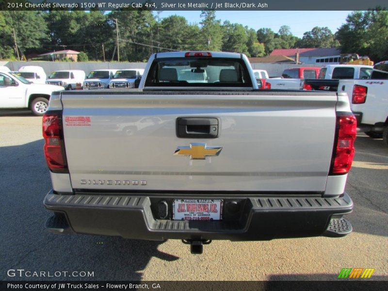 Silver Ice Metallic / Jet Black/Dark Ash 2014 Chevrolet Silverado 1500 WT Regular Cab 4x4