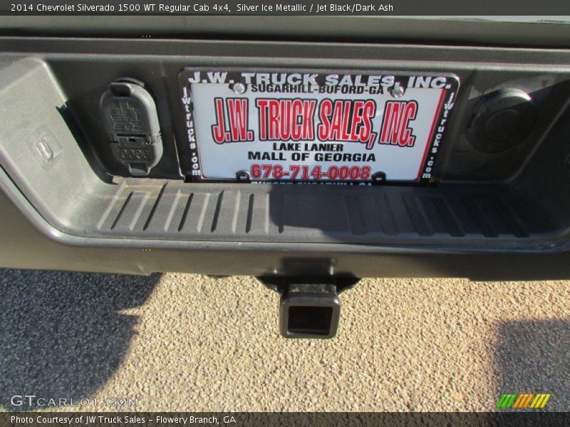 Silver Ice Metallic / Jet Black/Dark Ash 2014 Chevrolet Silverado 1500 WT Regular Cab 4x4