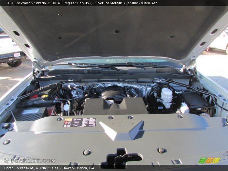 Silver Ice Metallic / Jet Black/Dark Ash 2014 Chevrolet Silverado 1500 WT Regular Cab 4x4