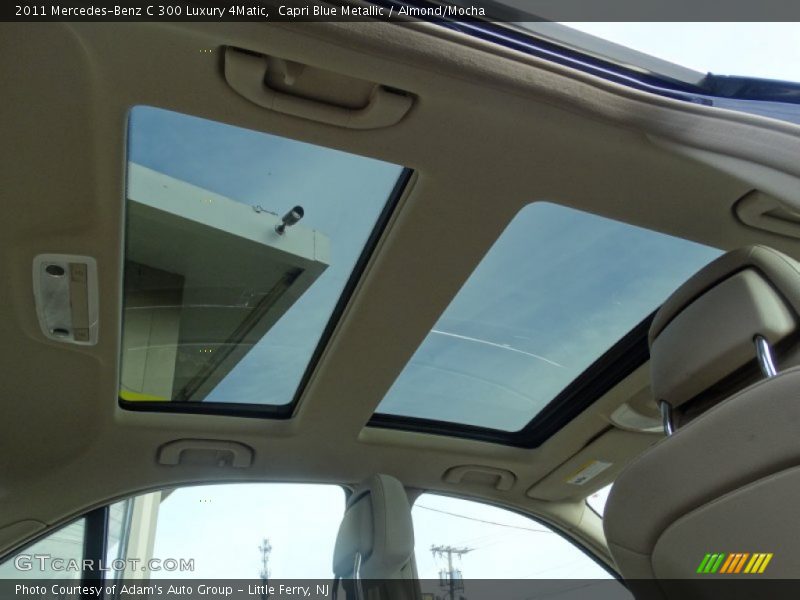 Capri Blue Metallic / Almond/Mocha 2011 Mercedes-Benz C 300 Luxury 4Matic