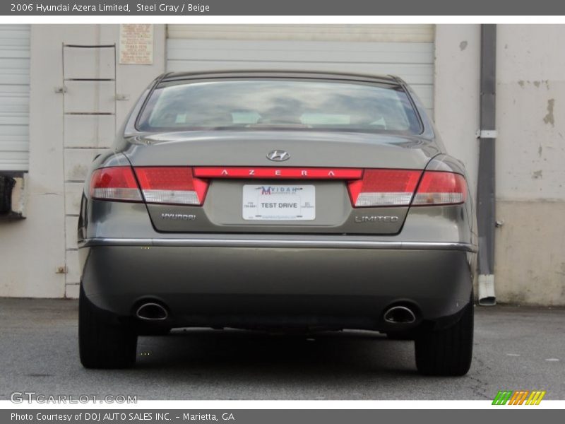 Steel Gray / Beige 2006 Hyundai Azera Limited