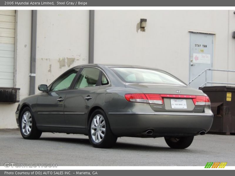 Steel Gray / Beige 2006 Hyundai Azera Limited