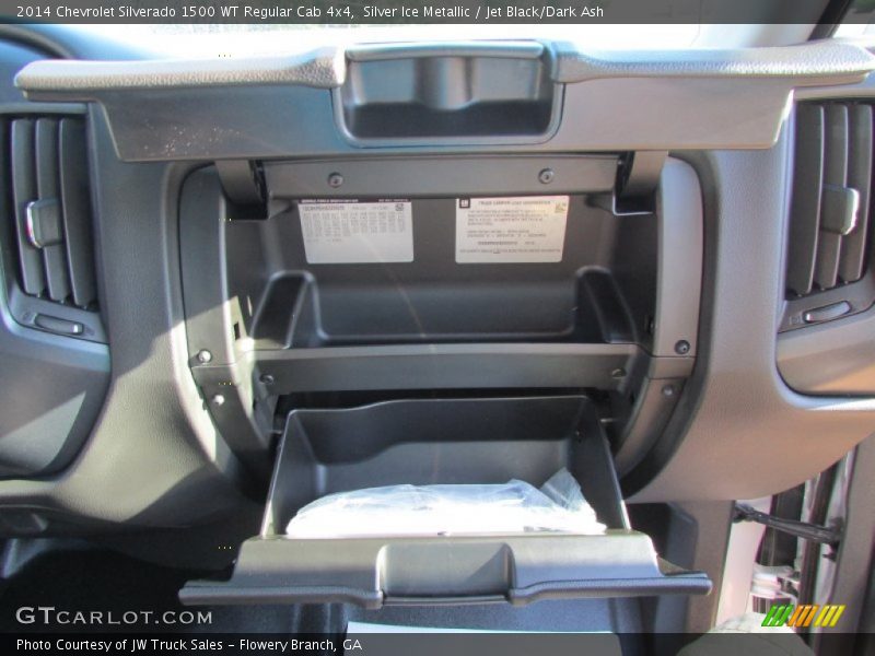 Silver Ice Metallic / Jet Black/Dark Ash 2014 Chevrolet Silverado 1500 WT Regular Cab 4x4