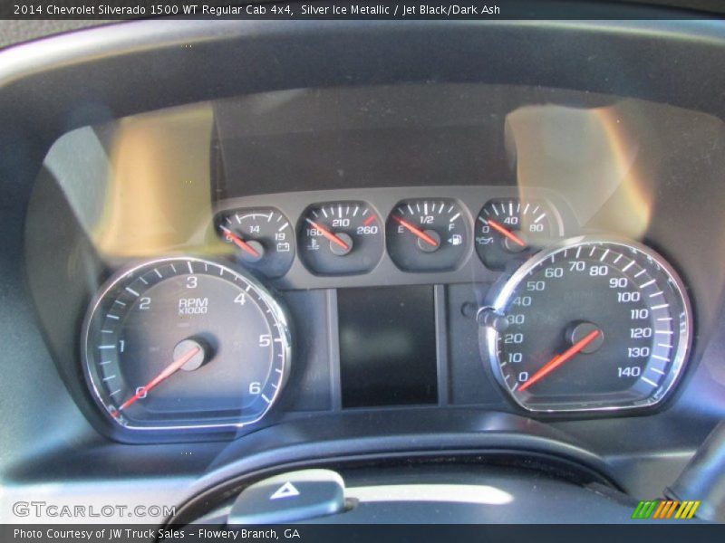 Silver Ice Metallic / Jet Black/Dark Ash 2014 Chevrolet Silverado 1500 WT Regular Cab 4x4