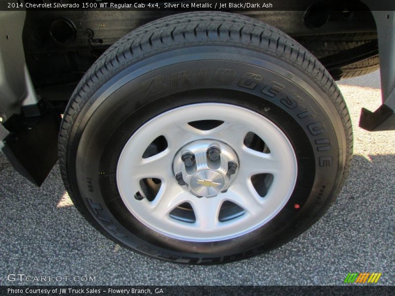 Silver Ice Metallic / Jet Black/Dark Ash 2014 Chevrolet Silverado 1500 WT Regular Cab 4x4
