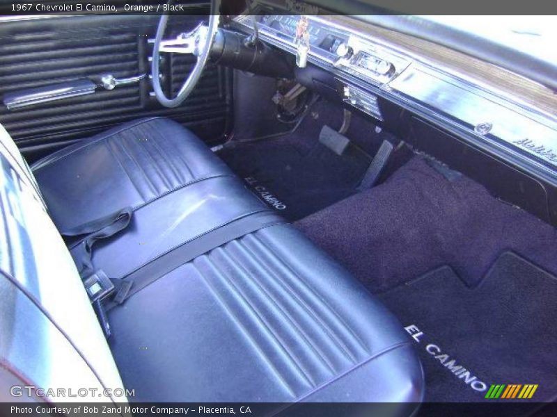Orange / Black 1967 Chevrolet El Camino