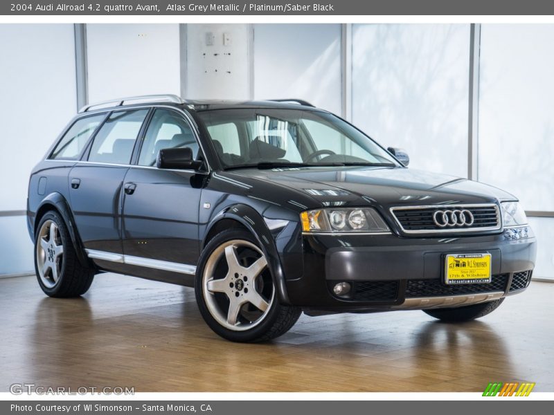 Atlas Grey Metallic / Platinum/Saber Black 2004 Audi Allroad 4.2 quattro Avant