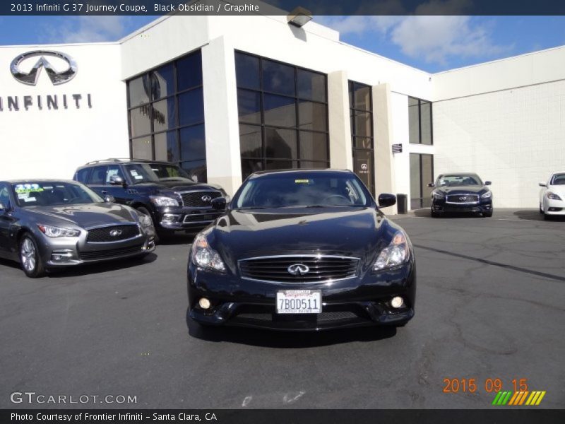 Black Obsidian / Graphite 2013 Infiniti G 37 Journey Coupe