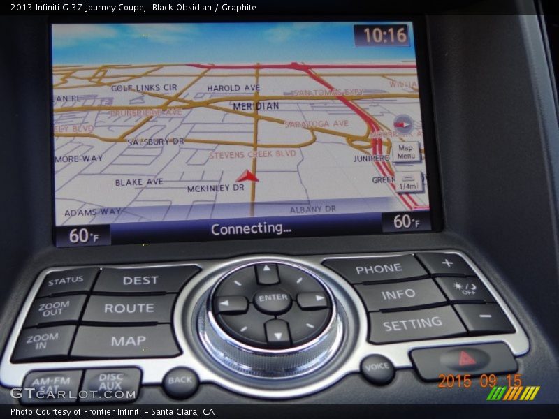 Black Obsidian / Graphite 2013 Infiniti G 37 Journey Coupe