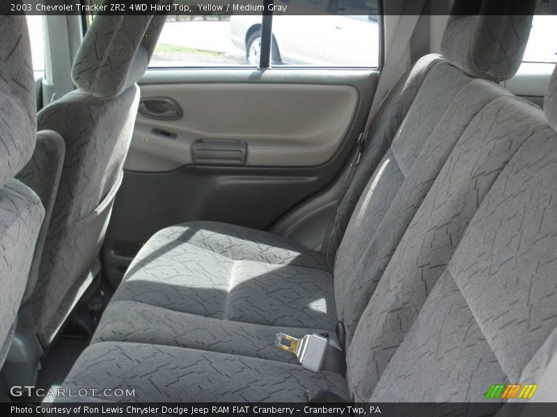 Yellow / Medium Gray 2003 Chevrolet Tracker ZR2 4WD Hard Top