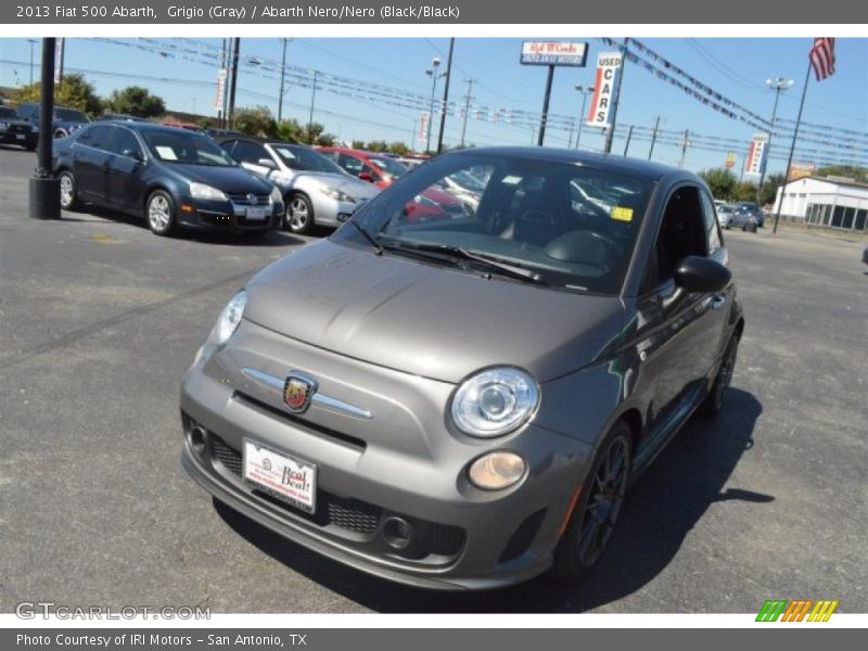 Grigio (Gray) / Abarth Nero/Nero (Black/Black) 2013 Fiat 500 Abarth