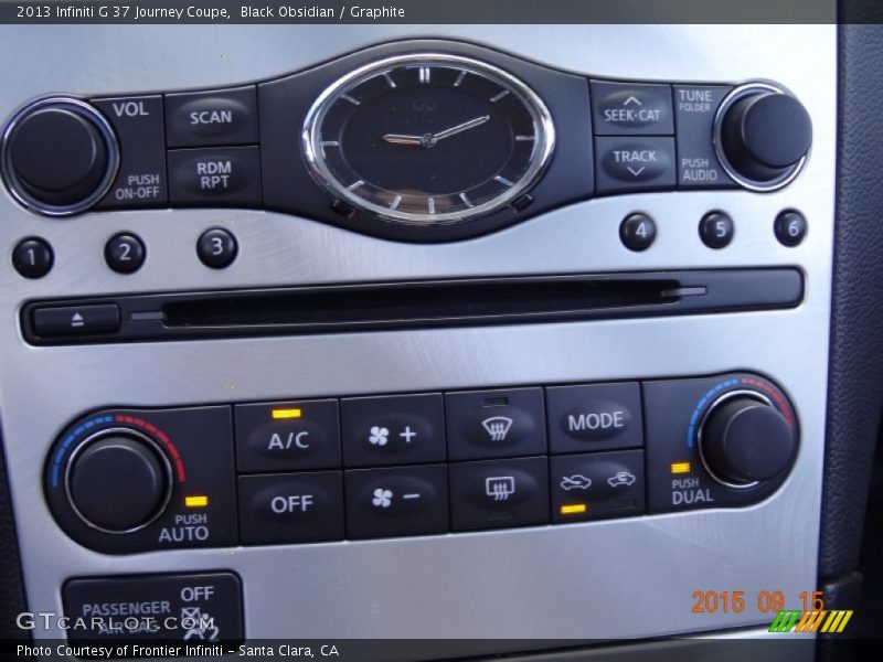 Black Obsidian / Graphite 2013 Infiniti G 37 Journey Coupe