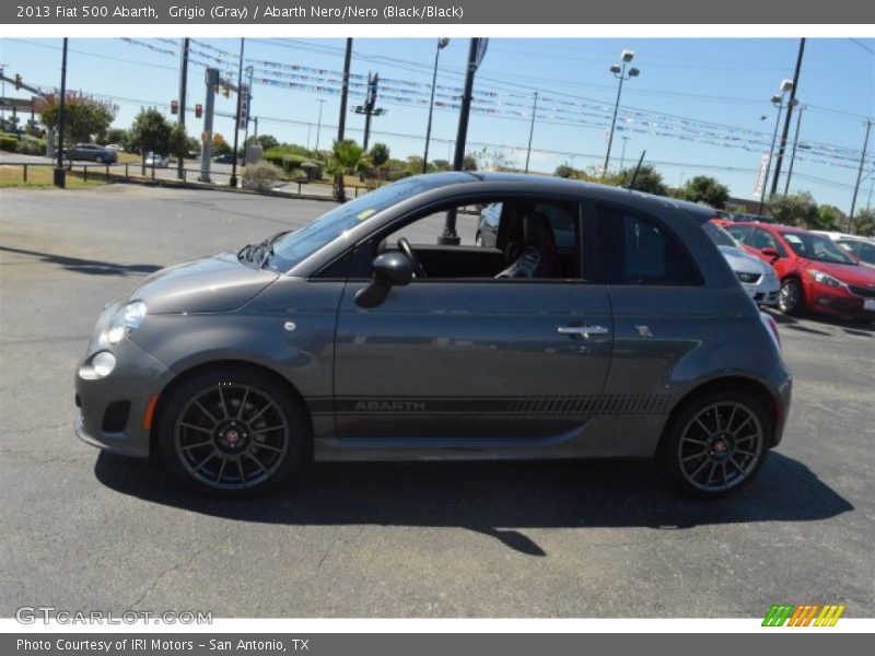 Grigio (Gray) / Abarth Nero/Nero (Black/Black) 2013 Fiat 500 Abarth