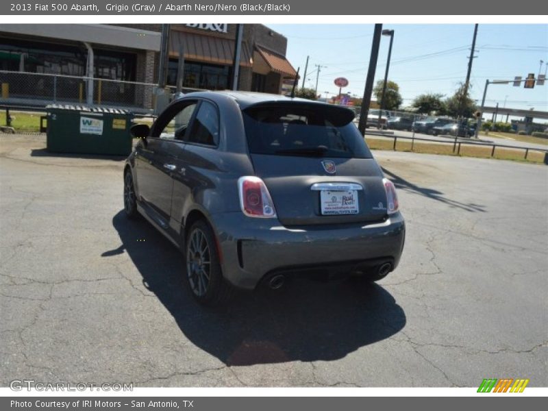 Grigio (Gray) / Abarth Nero/Nero (Black/Black) 2013 Fiat 500 Abarth