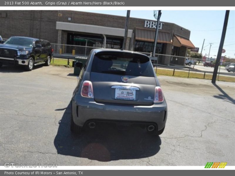 Grigio (Gray) / Abarth Nero/Nero (Black/Black) 2013 Fiat 500 Abarth