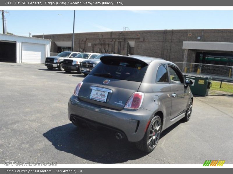 Grigio (Gray) / Abarth Nero/Nero (Black/Black) 2013 Fiat 500 Abarth