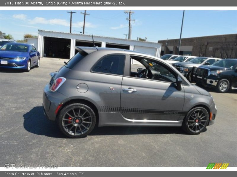 Grigio (Gray) / Abarth Nero/Nero (Black/Black) 2013 Fiat 500 Abarth