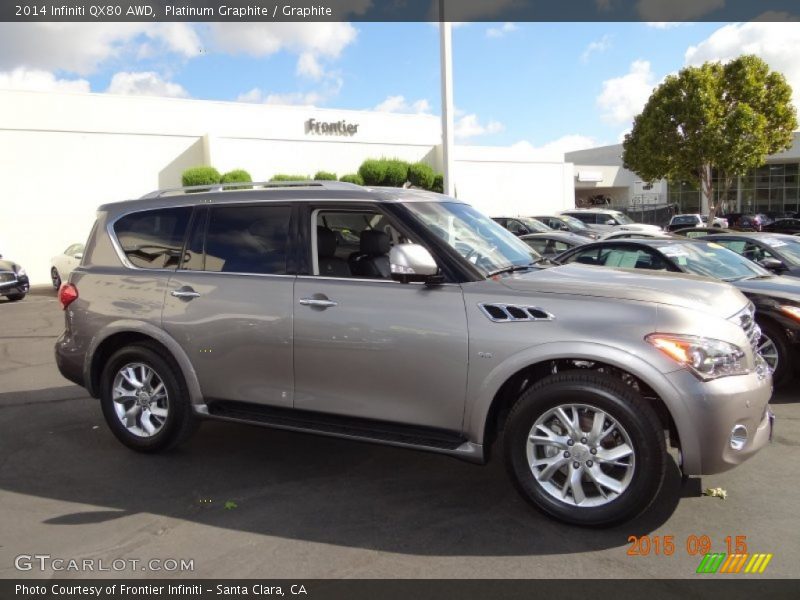 Platinum Graphite / Graphite 2014 Infiniti QX80 AWD