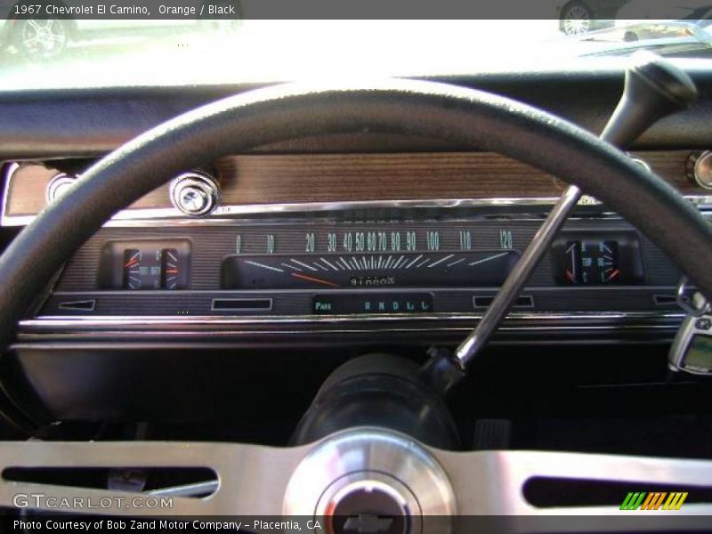 Orange / Black 1967 Chevrolet El Camino
