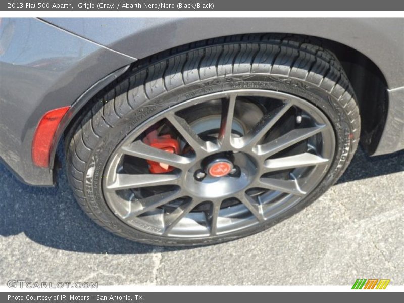 Grigio (Gray) / Abarth Nero/Nero (Black/Black) 2013 Fiat 500 Abarth