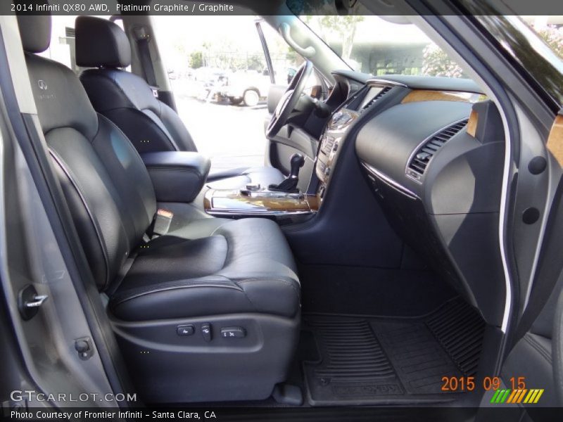 Platinum Graphite / Graphite 2014 Infiniti QX80 AWD