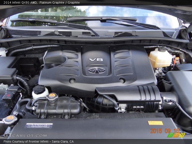 Platinum Graphite / Graphite 2014 Infiniti QX80 AWD