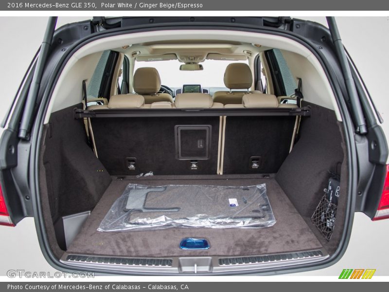 Polar White / Ginger Beige/Espresso 2016 Mercedes-Benz GLE 350