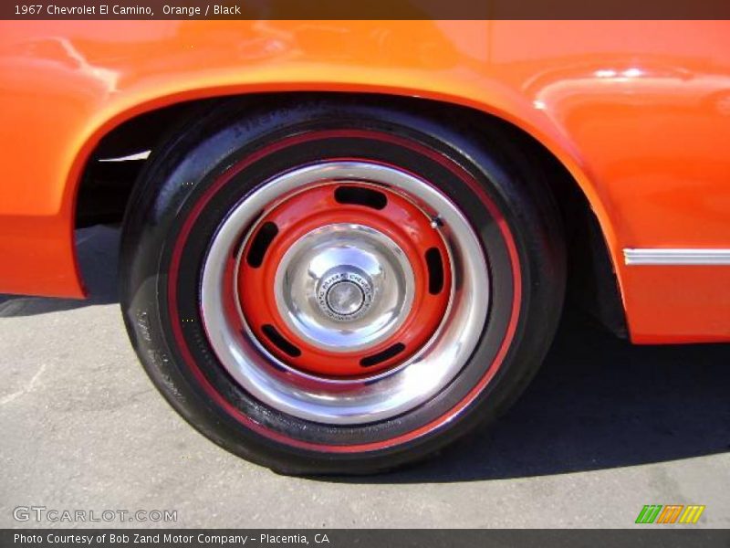 Orange / Black 1967 Chevrolet El Camino