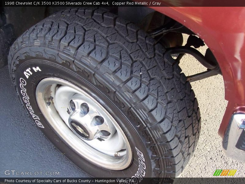 Copper Red Metallic / Gray 1998 Chevrolet C/K 3500 K3500 Silverado Crew Cab 4x4
