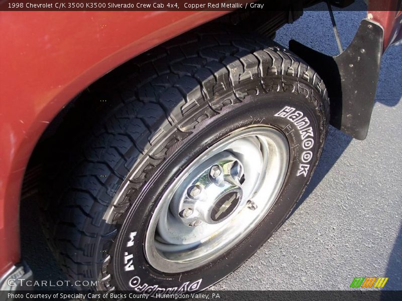 Copper Red Metallic / Gray 1998 Chevrolet C/K 3500 K3500 Silverado Crew Cab 4x4