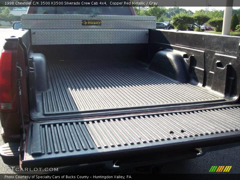 Copper Red Metallic / Gray 1998 Chevrolet C/K 3500 K3500 Silverado Crew Cab 4x4