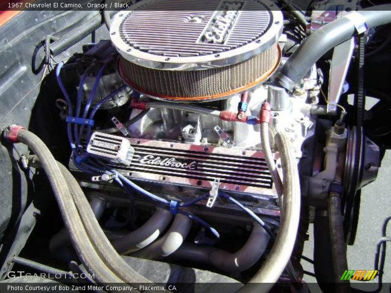 Orange / Black 1967 Chevrolet El Camino