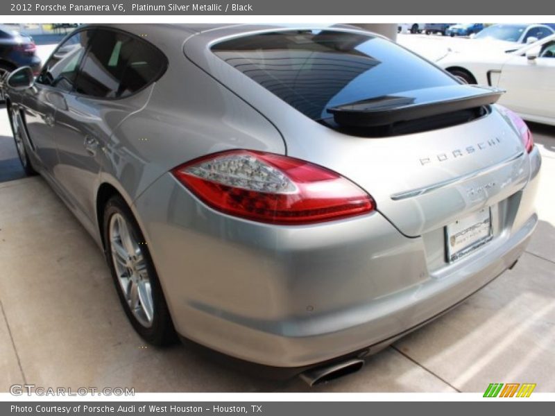 Platinum Silver Metallic / Black 2012 Porsche Panamera V6