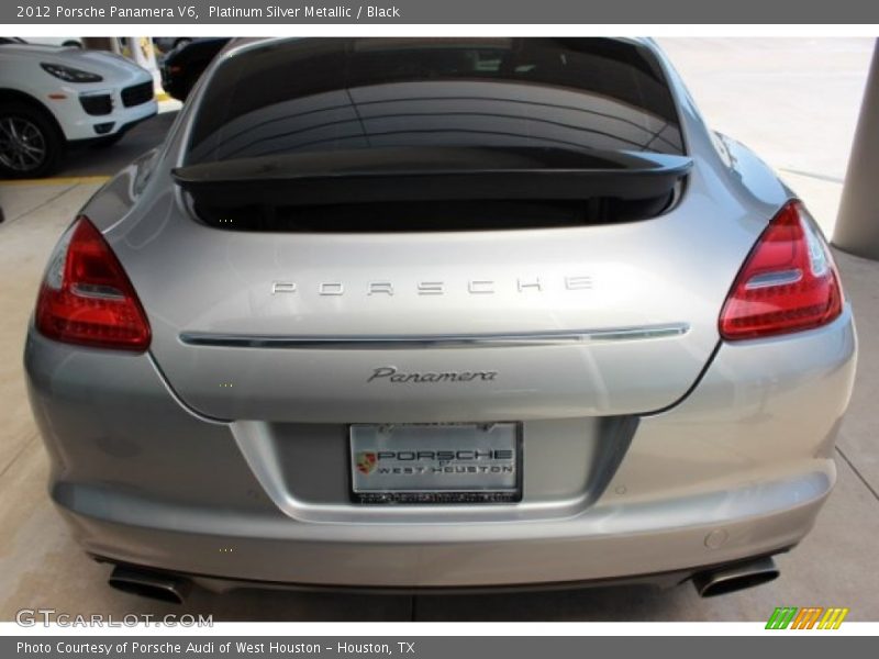 Platinum Silver Metallic / Black 2012 Porsche Panamera V6