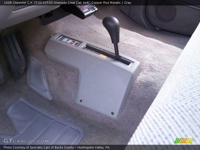 Copper Red Metallic / Gray 1998 Chevrolet C/K 3500 K3500 Silverado Crew Cab 4x4