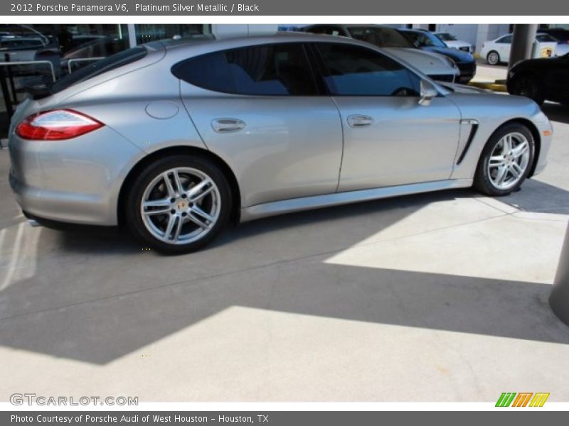 Platinum Silver Metallic / Black 2012 Porsche Panamera V6