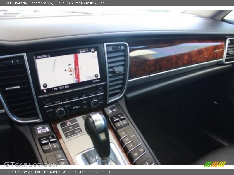 Platinum Silver Metallic / Black 2012 Porsche Panamera V6