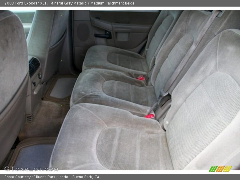 Mineral Grey Metallic / Medium Parchment Beige 2003 Ford Explorer XLT