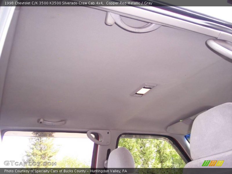Copper Red Metallic / Gray 1998 Chevrolet C/K 3500 K3500 Silverado Crew Cab 4x4