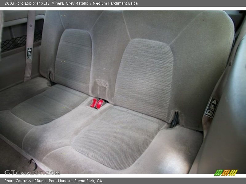 Mineral Grey Metallic / Medium Parchment Beige 2003 Ford Explorer XLT