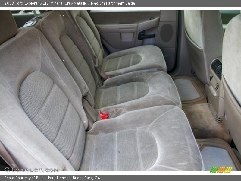 Mineral Grey Metallic / Medium Parchment Beige 2003 Ford Explorer XLT