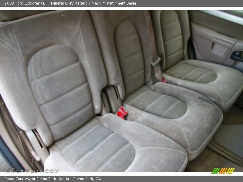 Mineral Grey Metallic / Medium Parchment Beige 2003 Ford Explorer XLT