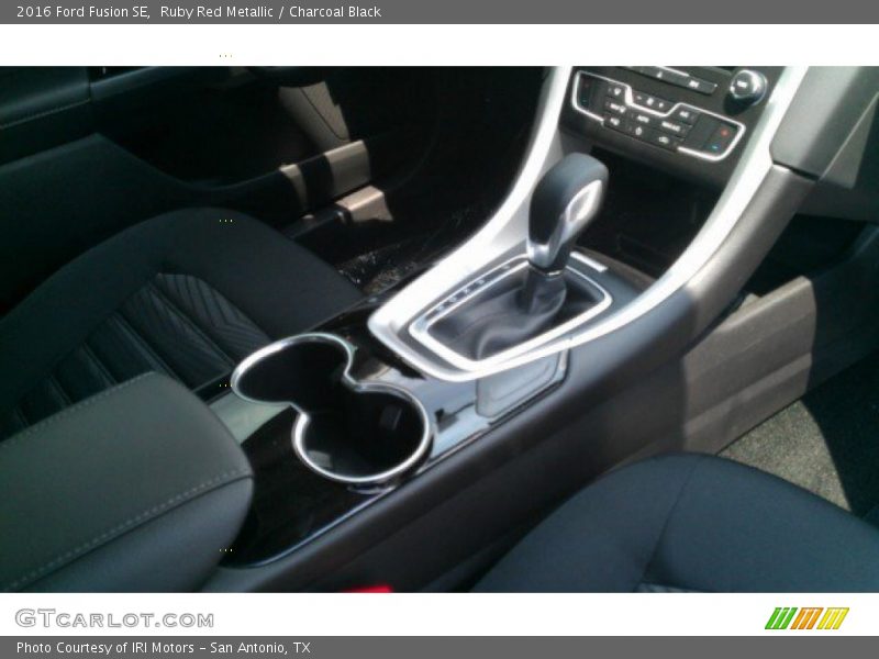 Ruby Red Metallic / Charcoal Black 2016 Ford Fusion SE