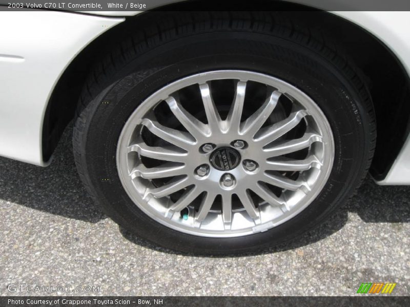 White / Beige 2003 Volvo C70 LT Convertible
