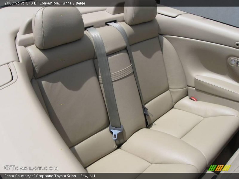 White / Beige 2003 Volvo C70 LT Convertible