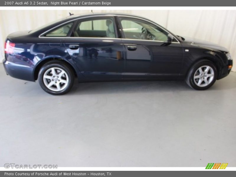 Night Blue Pearl / Cardamom Beige 2007 Audi A6 3.2 Sedan