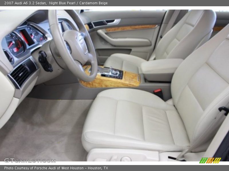 Night Blue Pearl / Cardamom Beige 2007 Audi A6 3.2 Sedan