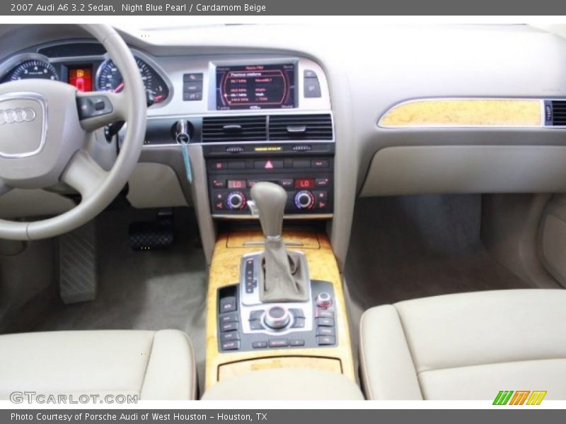 Night Blue Pearl / Cardamom Beige 2007 Audi A6 3.2 Sedan