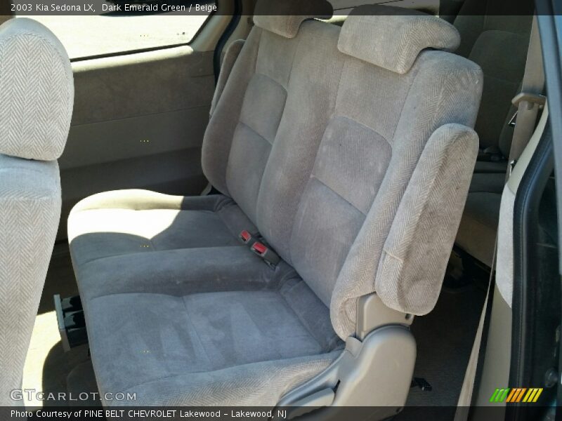 Dark Emerald Green / Beige 2003 Kia Sedona LX