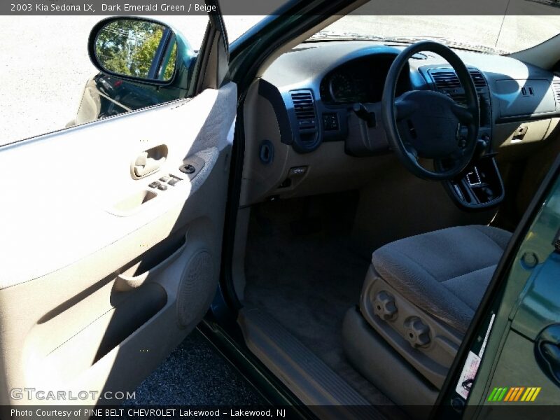 Dark Emerald Green / Beige 2003 Kia Sedona LX